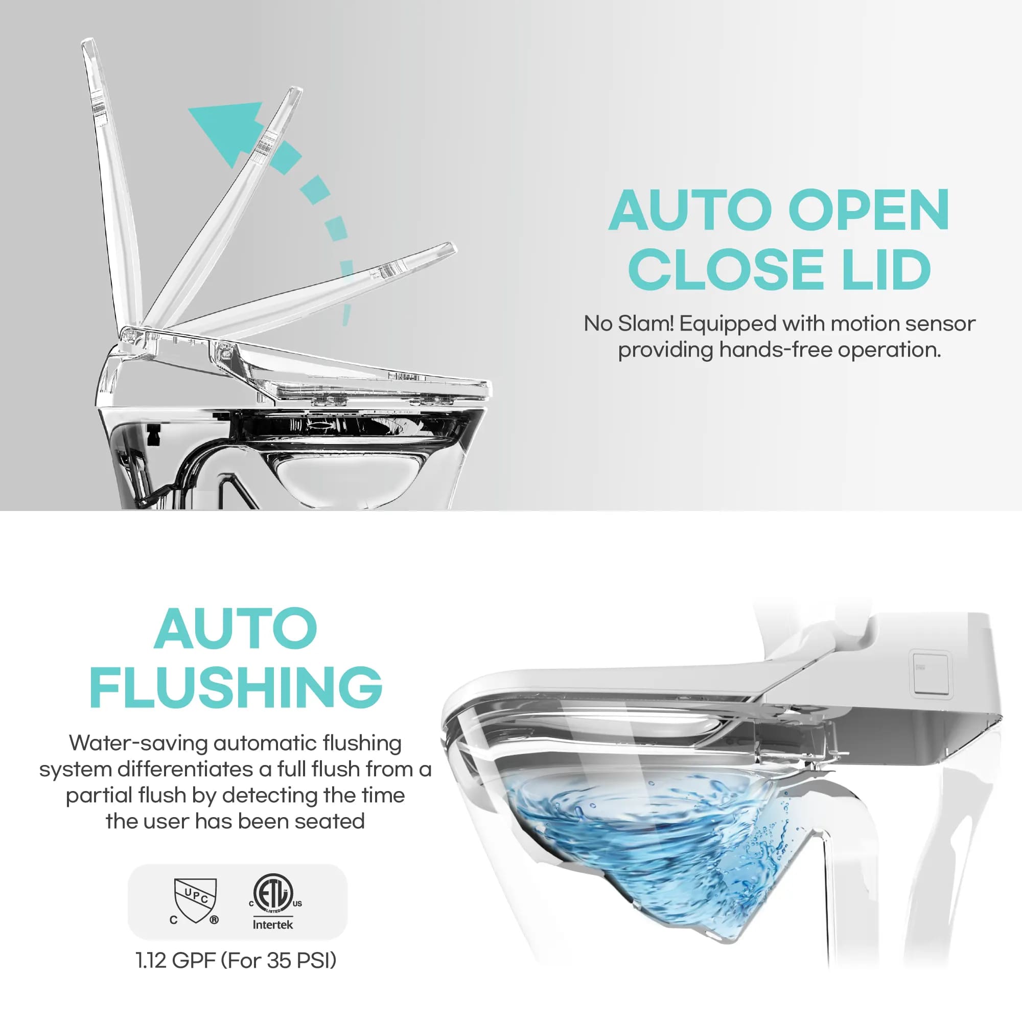 Bồn cầu điện tử Vovo Hàn Quốc TCB-9100GA1 khử trùng