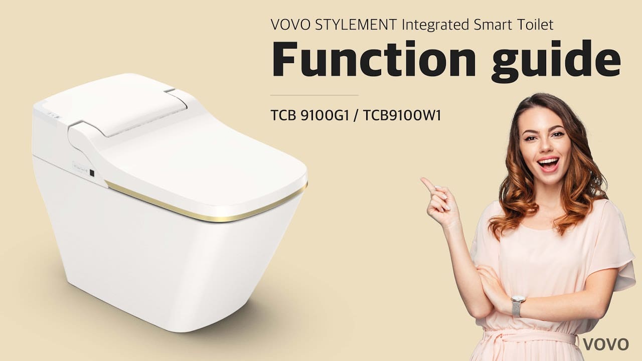 Bàn cầu thông minh Vovo TCB-9100G1 nhập khẩu Hàn Quốc