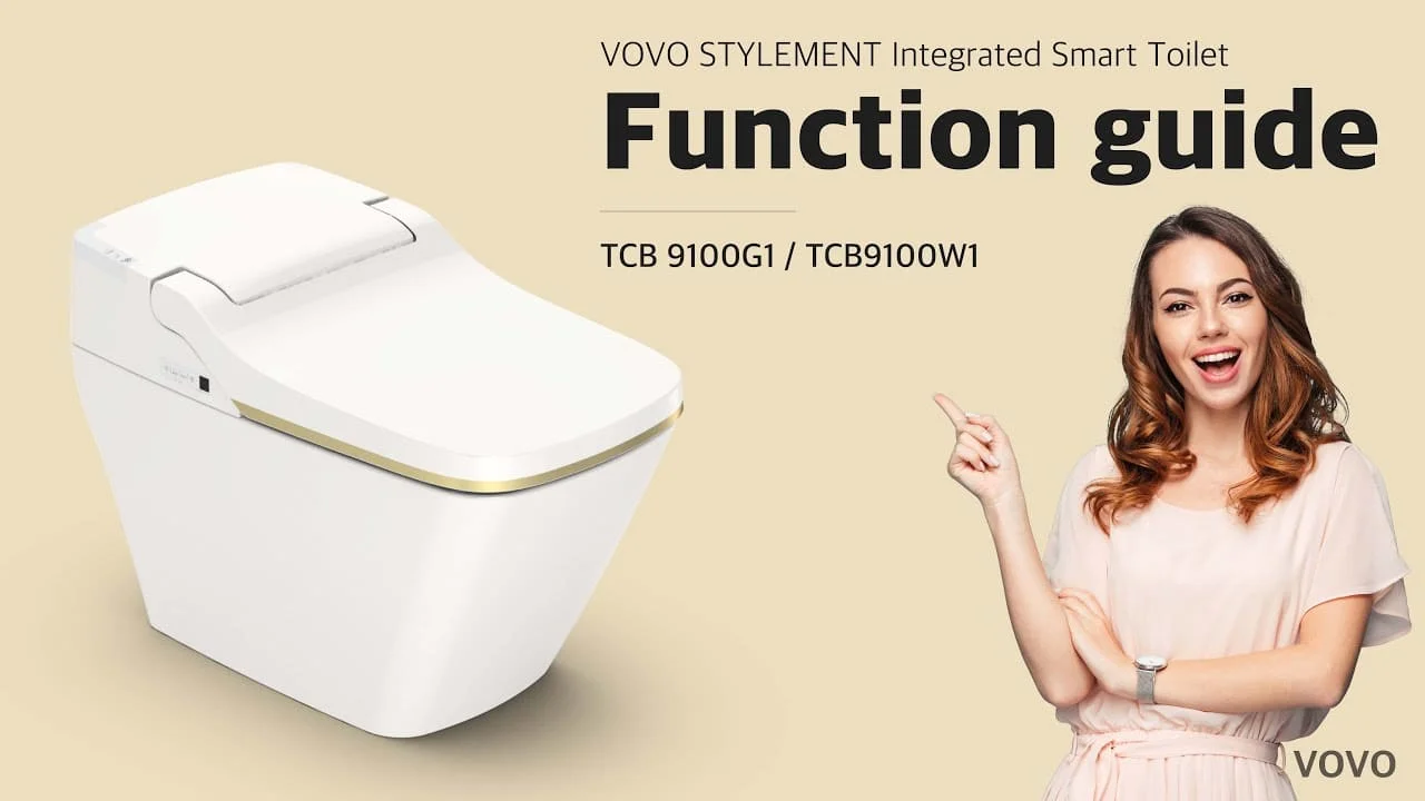 Bàn cầu thông minh Vovo TCB-9100G1 nhập khẩu Hàn Quốc