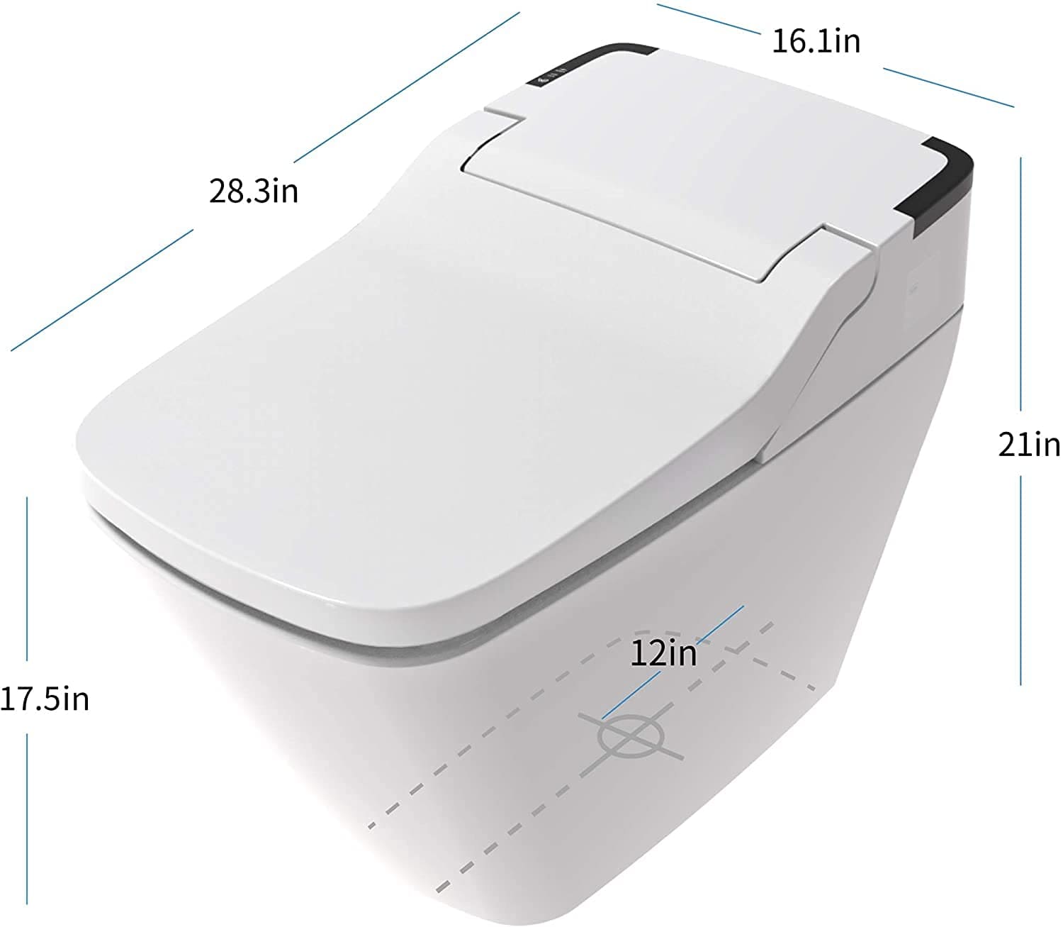 Bản vẽ kỹ thuật bồn cầu điện tử Vovo TCB-090SA