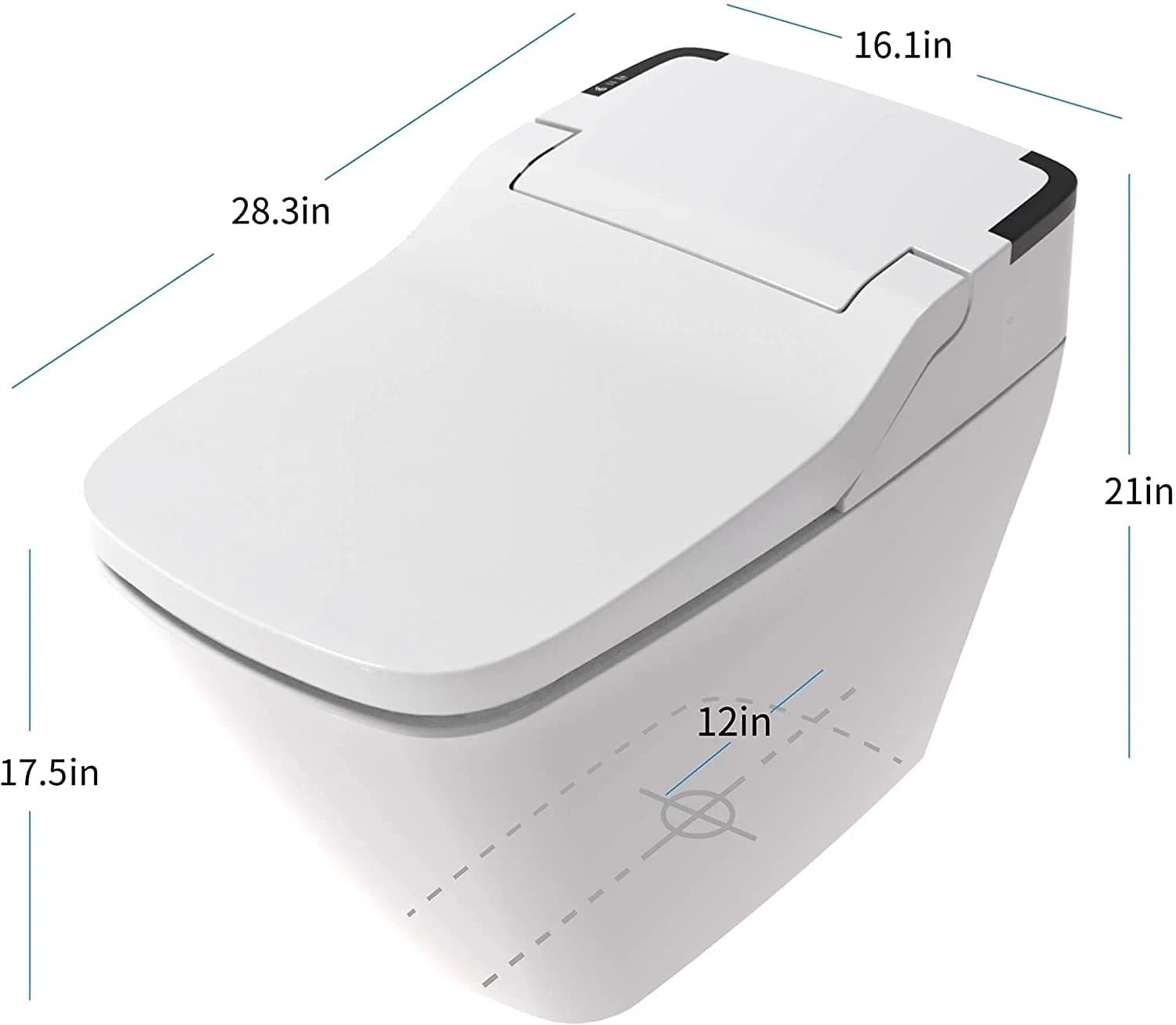 Bản vẽ kỹ thuật bồn cầu điện tử Vovo TCB-090S