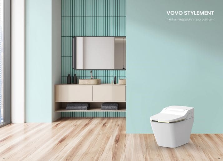 Bồn cầu thông minh Vovo Hàn Quốc RTB-090W