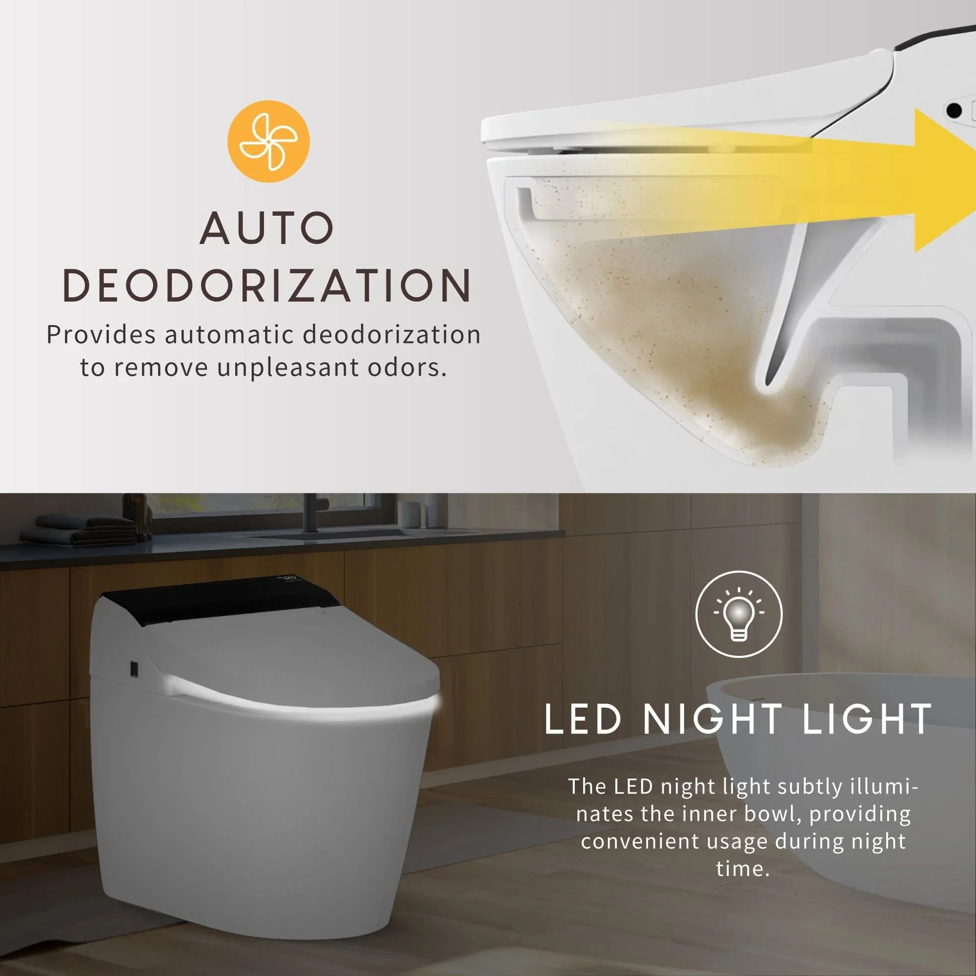 Đèn led ban đêm bồn cầu thông minh Vovo TCB 8100WP