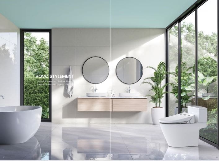 Nắp bồn cầu thông minh Vovo VB3000