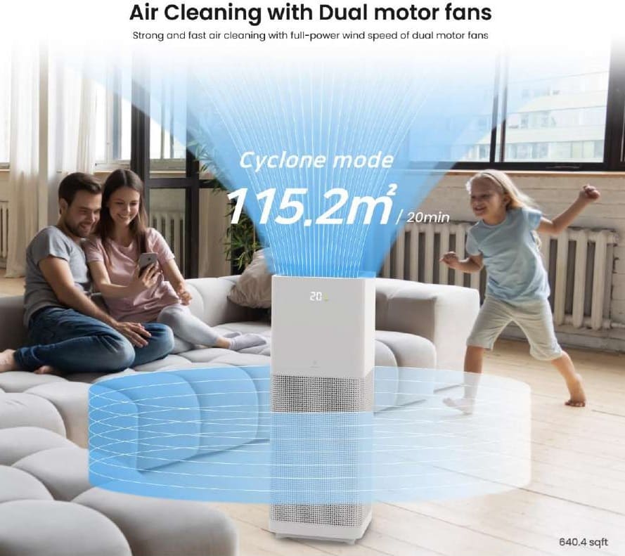 Máy lọc không khí Vovo Hàn Quốc M-001W