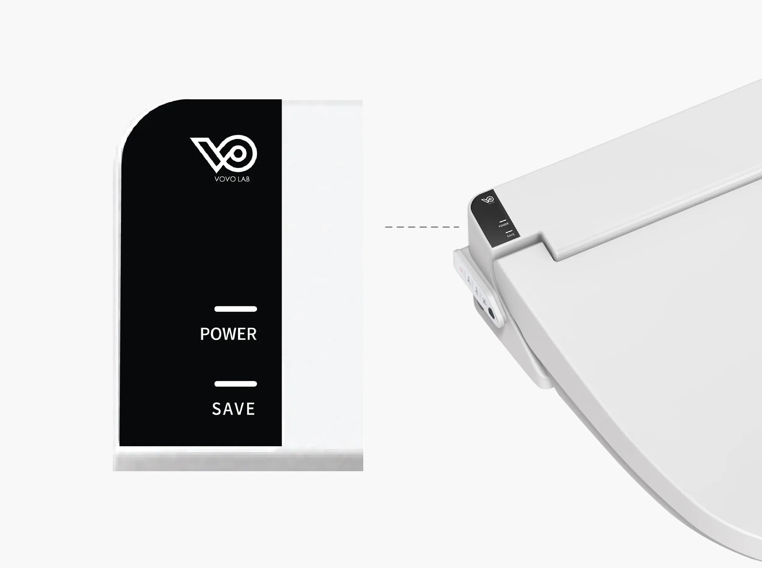 Nắp vệ sinh thông minh Vovo VB6100 Hàn Quốc