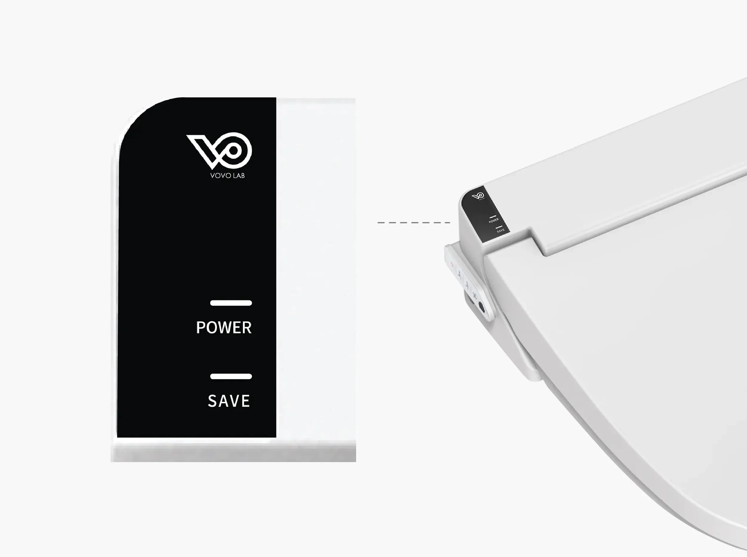 Nắp vệ sinh thông minh Vovo VB6100 Hàn Quốc