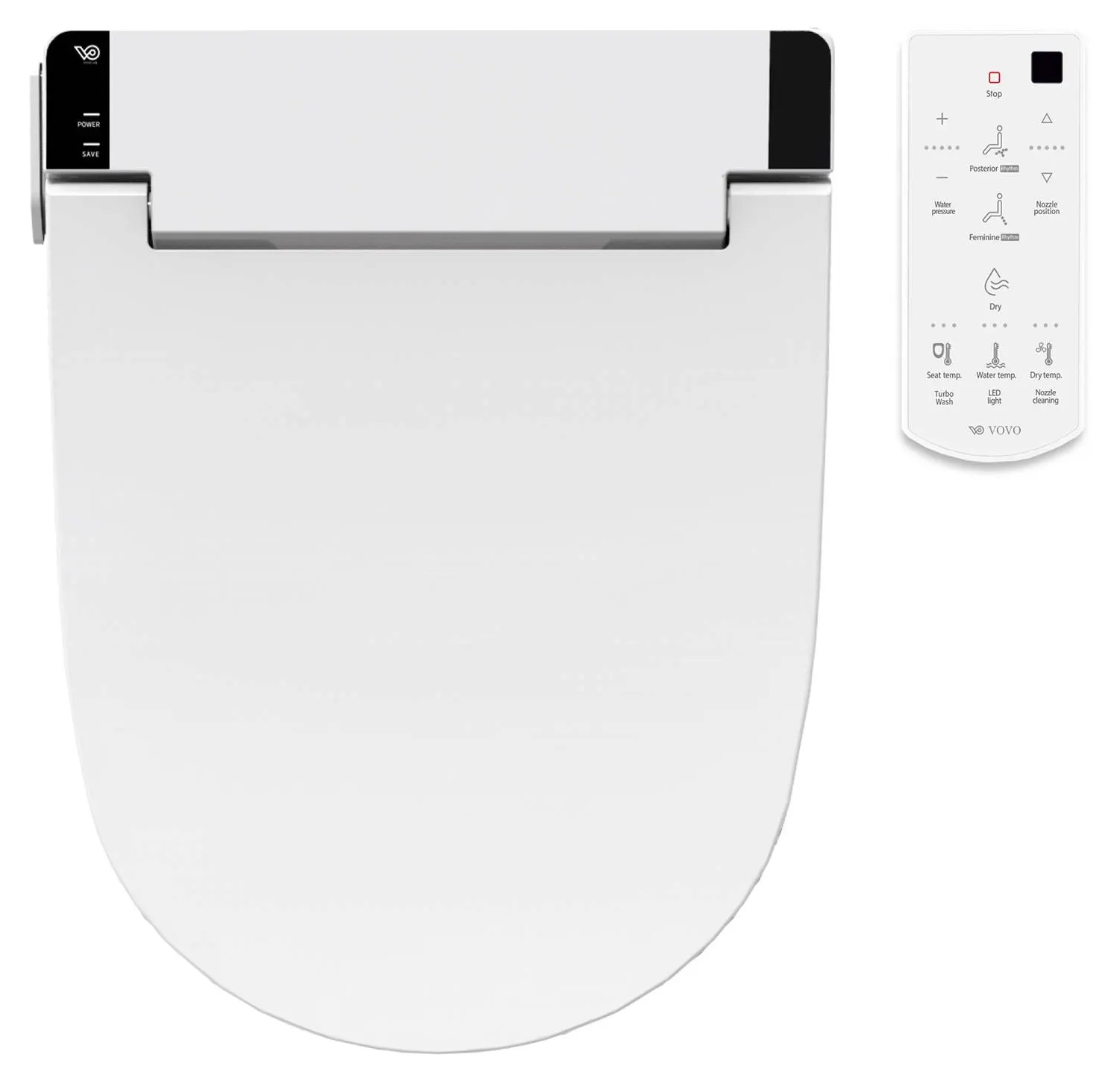 Nắp bàn cầu thông minh Vovo VB-6100 nhập khẩu Hàn Quốc