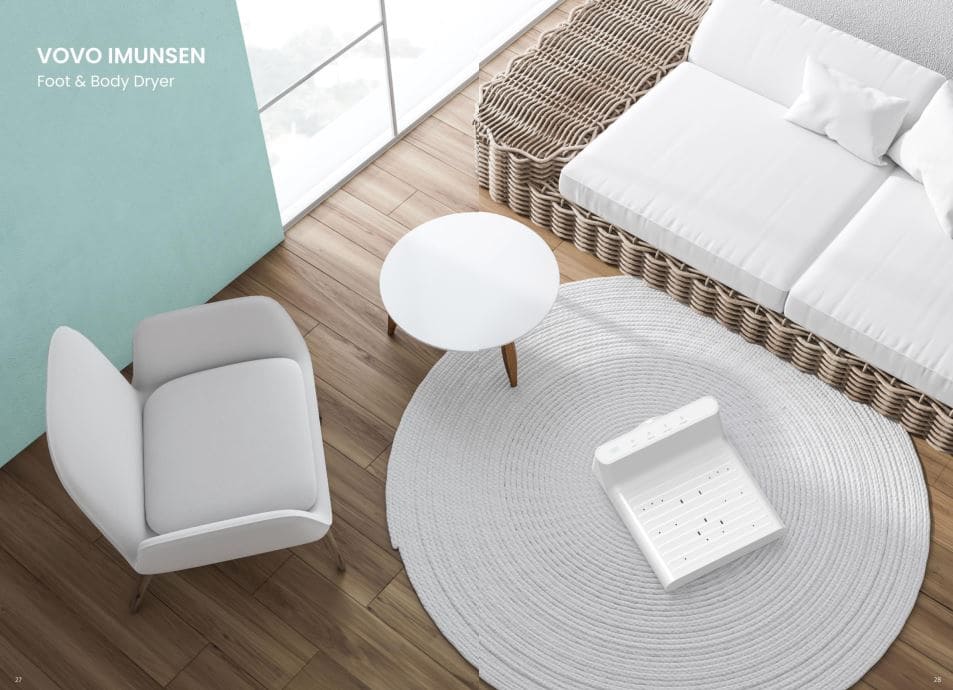 Máy sấy chân và cơ thể Hàn Quốc Vovo BD-7700W