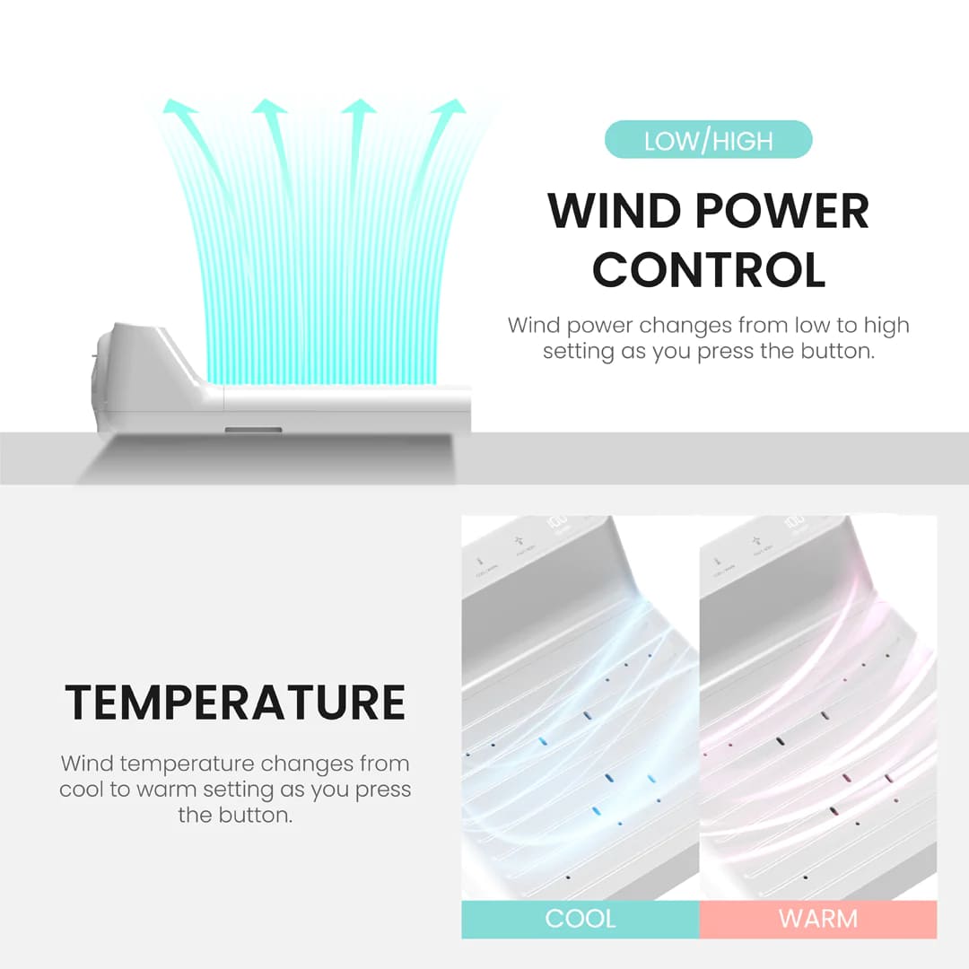 Máy sấy cơ thể Vovo BD-7700W Hàn Quốc