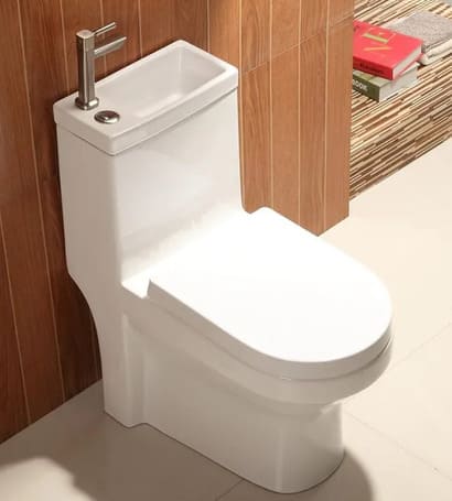 Bồn Cầu Thoát Ngang Kết Hợp Chậu Rửa CleanMax BLC102 