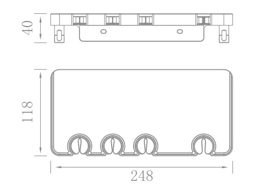 Kệ treo bàn chải đảnh răng CleanMax F30610WH