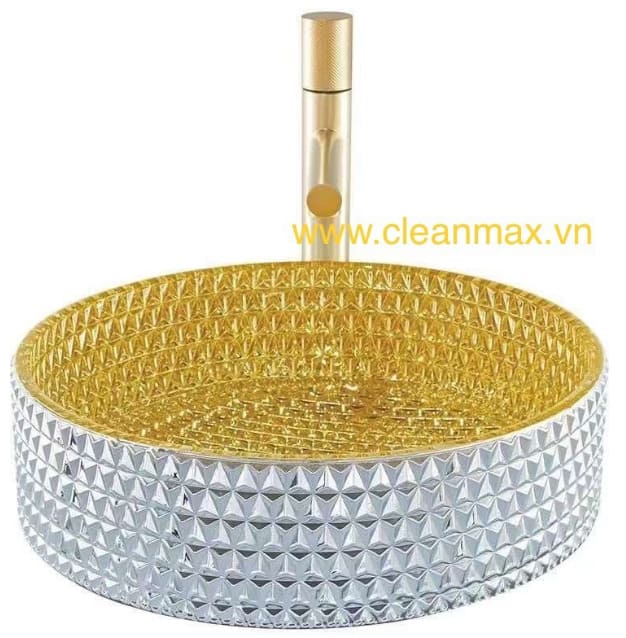 Chậu lavabo bằng pha lê CleanMax CPL-106