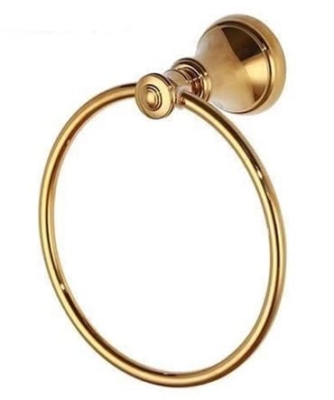 Vòng treo khăn mạ vàng CleanMax 23014V