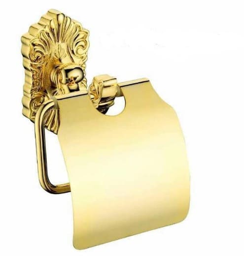 Móc treo giấy vệ sinh mạ vàng CleanMax 10013