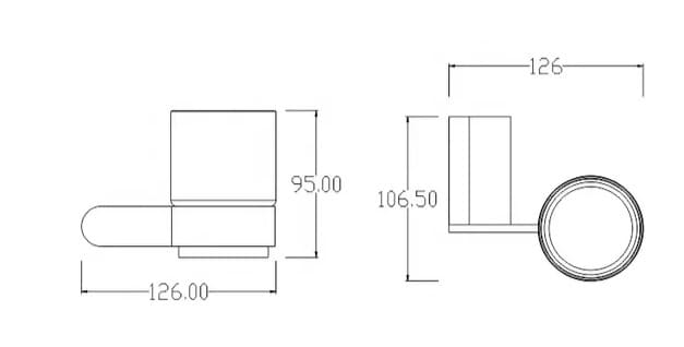 Giá để cốc đánh răng CleanMax 65010 