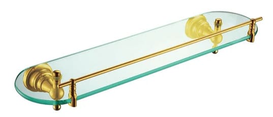 Kệ kính dưới gương mạ vàng CleanMax 38005