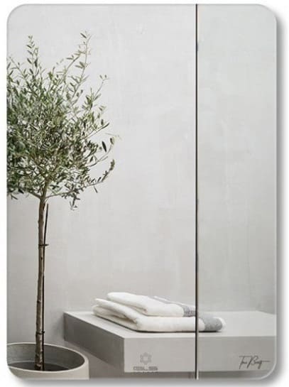 Gương soi Mifaco MC6080 hình chữ nhật đứng 60x80cm