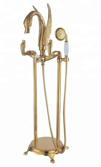 Sen Xả Bồn Tắm Đặt Sàn Kiểu Thiên Nga CleanMax STN068 