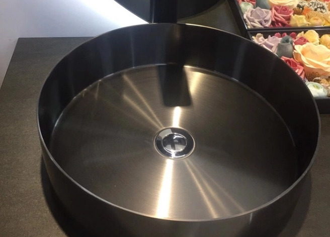 Chậu lavabo Inox mạ vàng CleanMax IN2009 