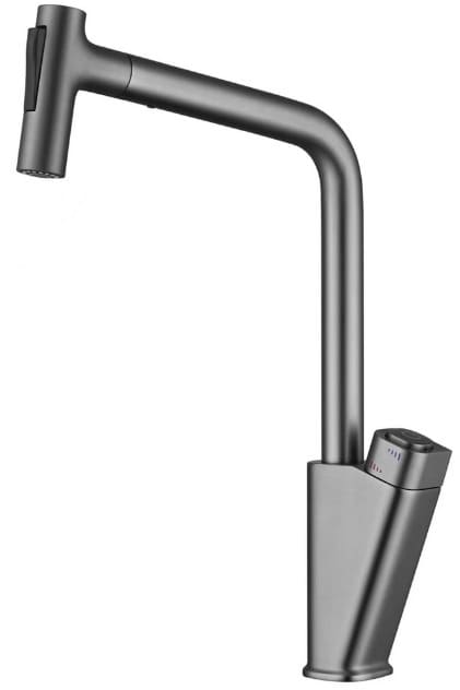 Vòi chậu rửa bát màu titan CleanMax VB-3008 