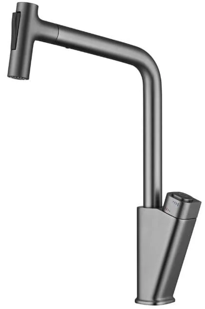 Vòi chậu rửa bát màu titan CleanMax VB-3008 