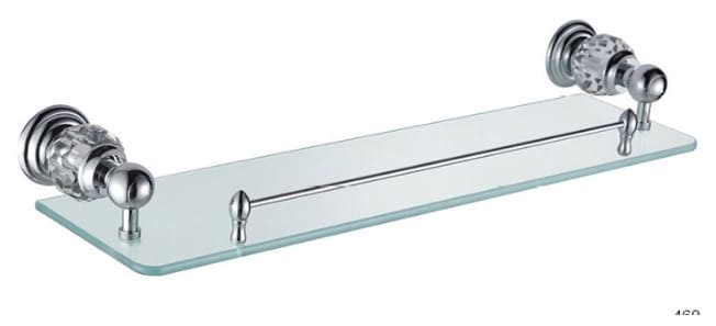 Kệ kính dưới gương đính pha lê CleanMax 16005-1