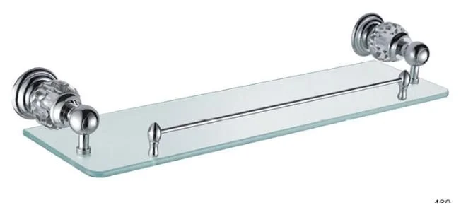 Kệ kính dưới gương đính pha lê CleanMax 16005-1