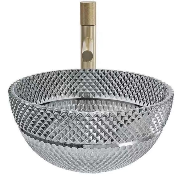 Chậu rửa mặt bằng thủy tinh CleanMax CPL-103