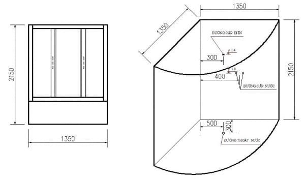 Bản vẽ Phòng Xông Hơi Uớt Govern JS-0109 