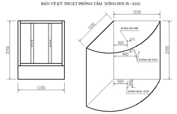 Phòng Xông Hơi Uớt Govern JS-0202