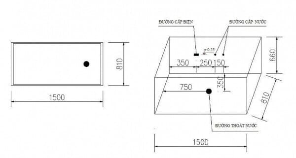 Bồn tắm massage sục khí Govern JS-6238