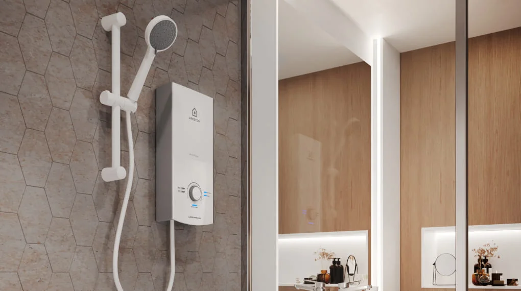 Bình nước nóng trực tiếp Ariston AURES PREMIUM 4.5P IVORY