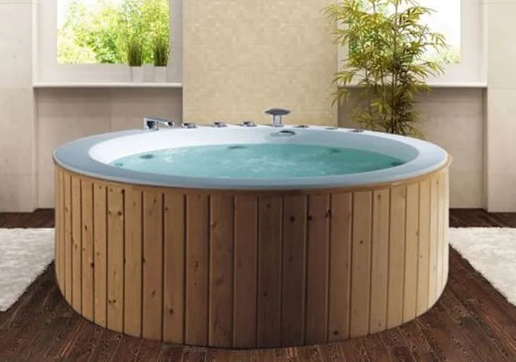 Bồn tắm massage yếm gỗ Govern SPA-8810-1 ( 1650x1650x650mm )