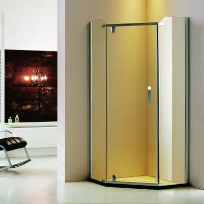 Cabin tắm kính đứng viền chân đế cửa mở Govern JS-8104 