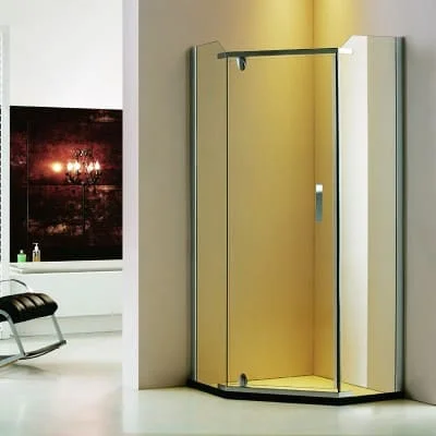 Cabin tắm kính đứng viền chân đế cửa mở Govern JS-8104