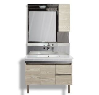 Tủ inox chậu sứ Govern A-1110