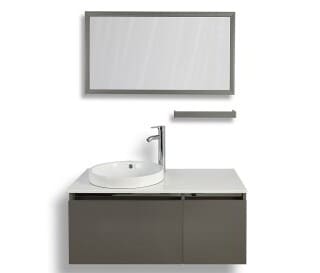 Tủ inox chậu sứ Govern A-2519