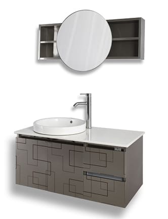 Tủ inox chậu sứ Govern A-2738