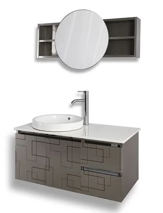 Tủ inox chậu sứ Govern A-2738