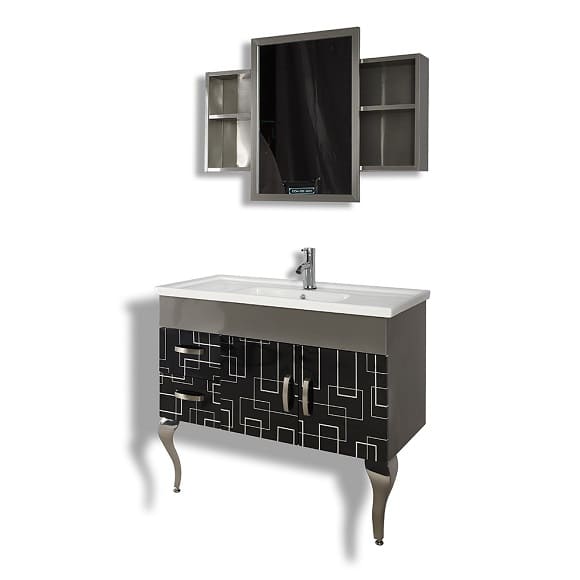 Tủ inox chậu sứ Govern A-2809