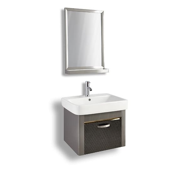 Tủ inox chậu sứ Govern A-2950