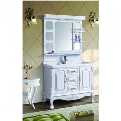 Tủ lavabo PVC chậu sứ Govern P-8006