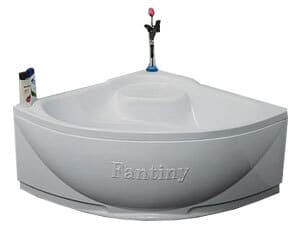 Bồn tắm góc có yếm chân inox Fantiny MB-95T