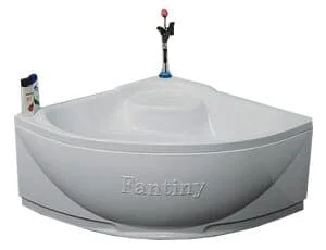 Bồn tắm góc có yếm chân inox Fantiny MB-95T