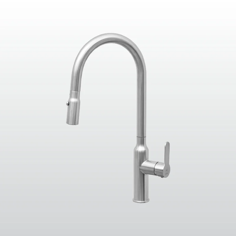 Vòi chậu rửa bát dây rút Malloca K046-SS
