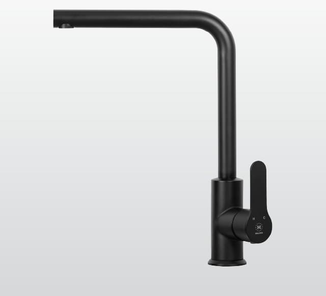 Vòi chậu rửa bát màu đen Malloca K525B