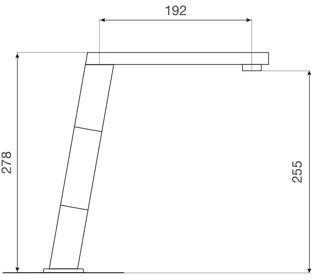 Bản vẽ kỹ thuật Vòi chậu rửa bát Malloca K131BL