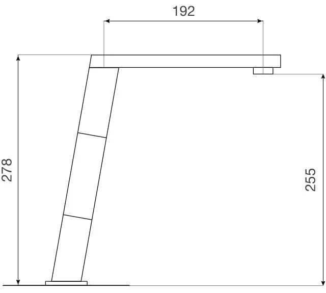 Bản vẽ kỹ thuật Vòi chậu rửa bát Malloca K131BL
