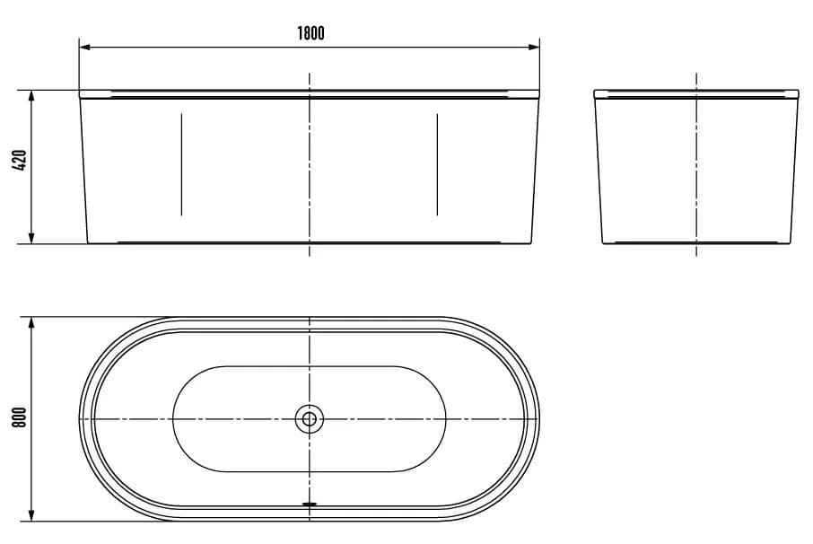 Bồn tắm chân yếm KALDEWEI CLASSIC DUO OVAL 111-7